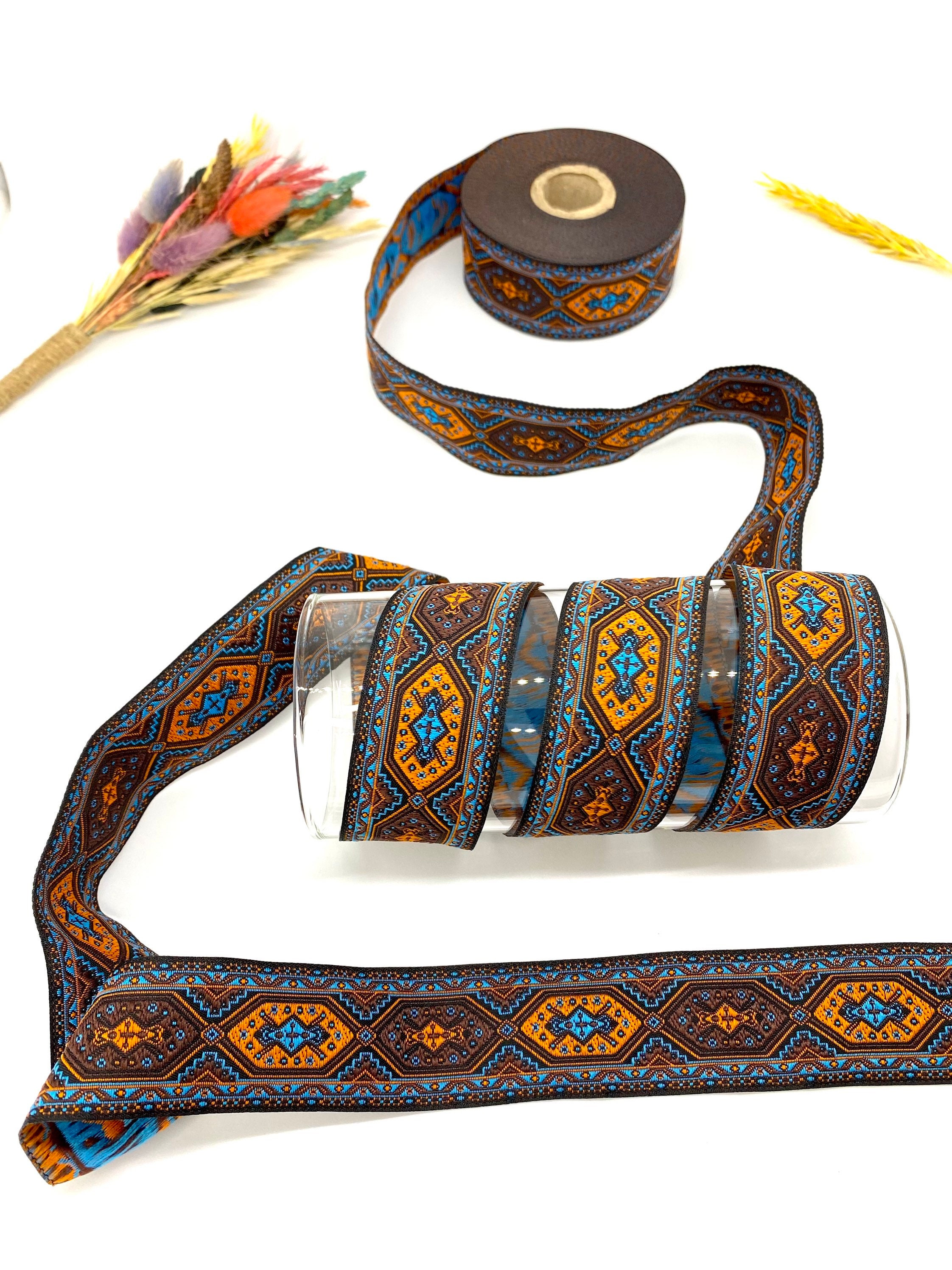 10 Yards/30 Mm Colourful Medieval Jacquard Ribbon1.18 - Etsy