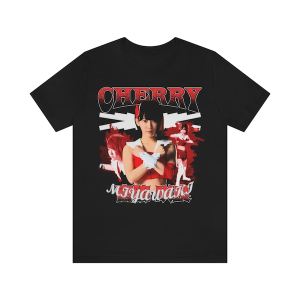 LE SSERAFIM: Sakura "Cherry Miyawaki" World Idol Pro Wrestling Camiseta vintage