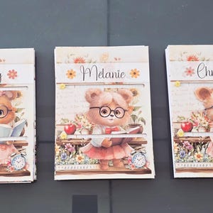 Carnet Coulissant Personnalisable avec Prénom – 3 Modèles au Choix