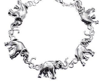 Elephant Charm Bracelet, Elephant Bracelet, Ethnic Adjustable Bracelet, Gift for Her