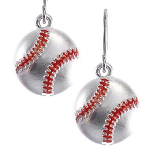 Baseball Earrings and Bracelet Set, Sports Earrings, Earrings, Fish Hook Ball Earrings, Gift for Her, Gift for Girlfriend