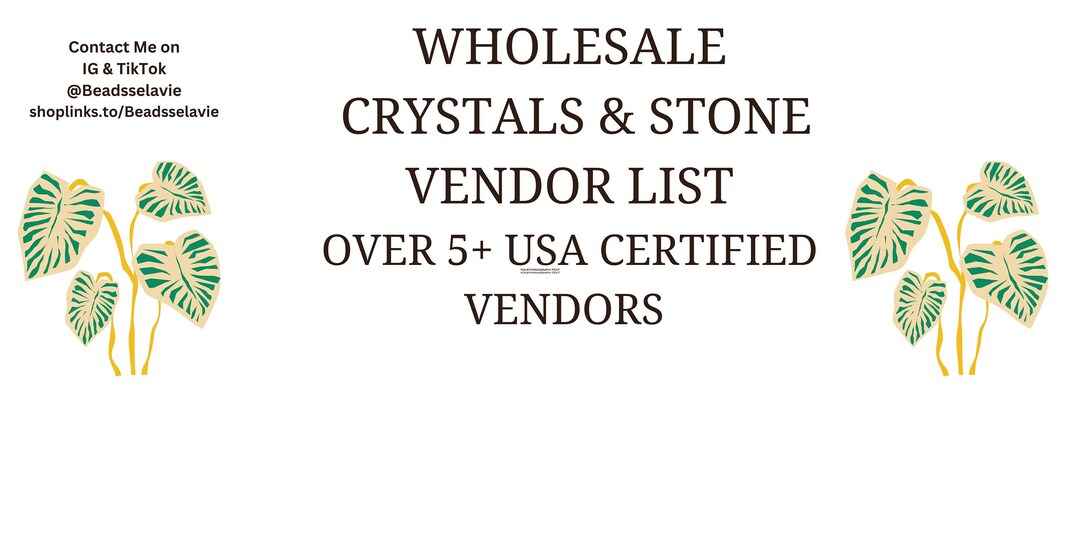 Fashion Crystals and Stone Vendor List, Wholesale Crystals Vendor for