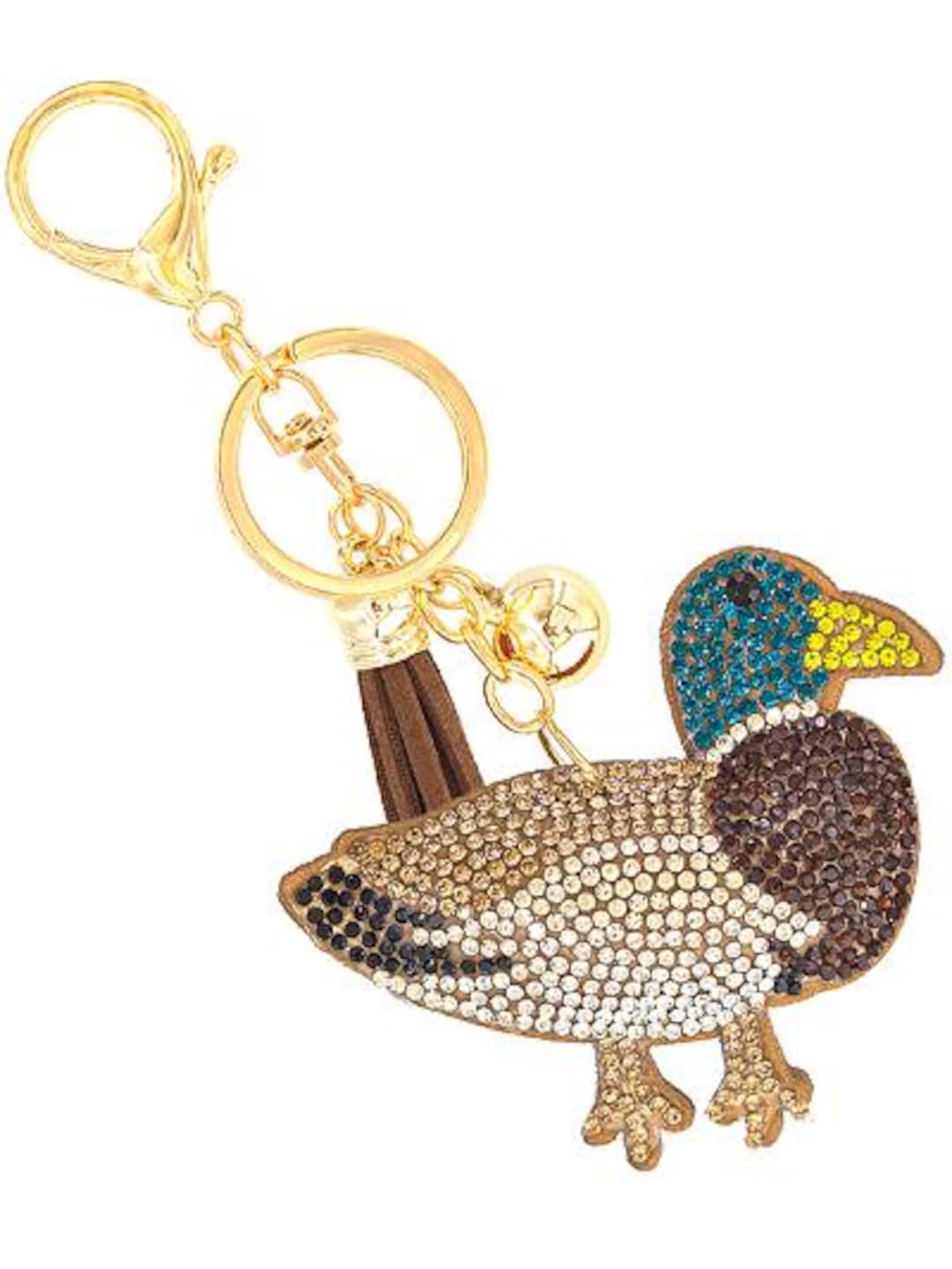 Duck Keychain, Wildlife Bag Charm, Keyring - Etsy