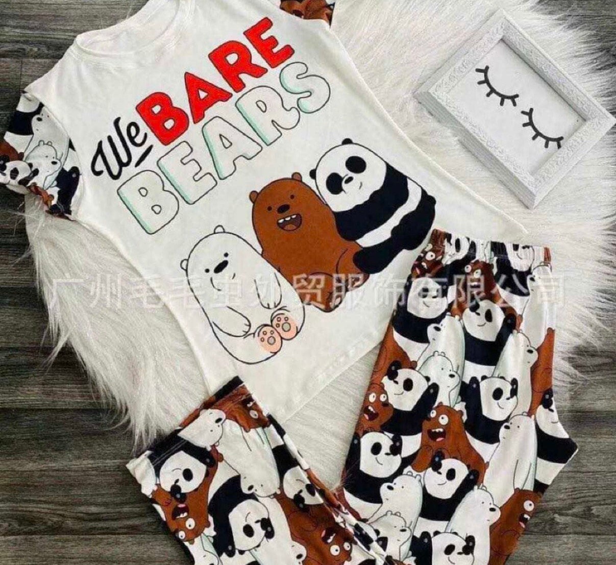 Funda Protectora Para AirPods We Bare Bears Panda - Tecnologia