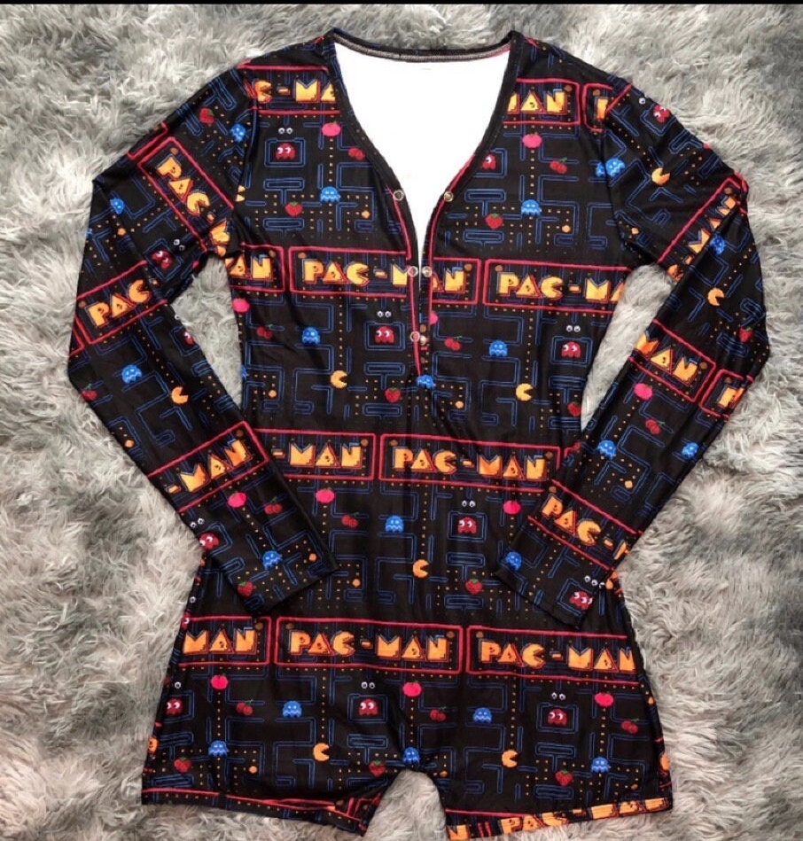 Pac man onesies for adults outlet