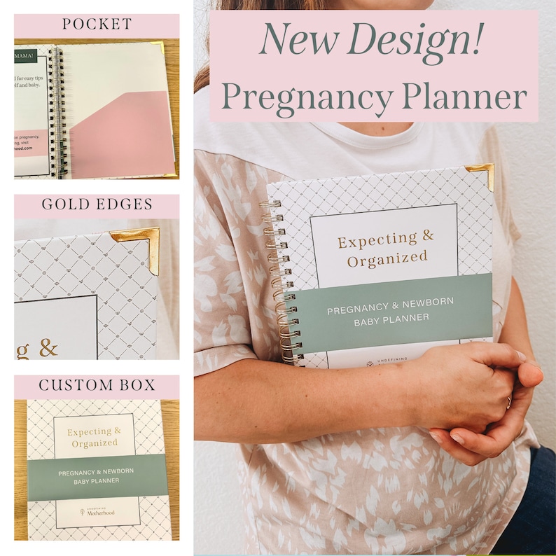 Pregnancy Planner & Journal: The Ultimate Expecting Mother's Day Gift for Your Favorite Mom-to-Be image 2