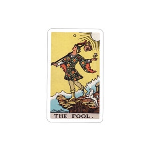 Vinyl Sticker - Tarot card : The Fool