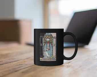 II - The High Priestess - Black Mug