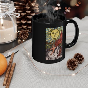XIX - The Sun - Black Mug
