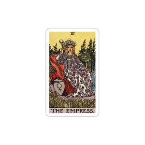 Vinyl Sticker - Tarot card : The Empress