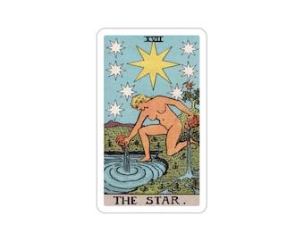 Vinyl Sticker - Tarot card : The Star