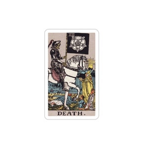 Vinyl Sticker - Tarot card : Death