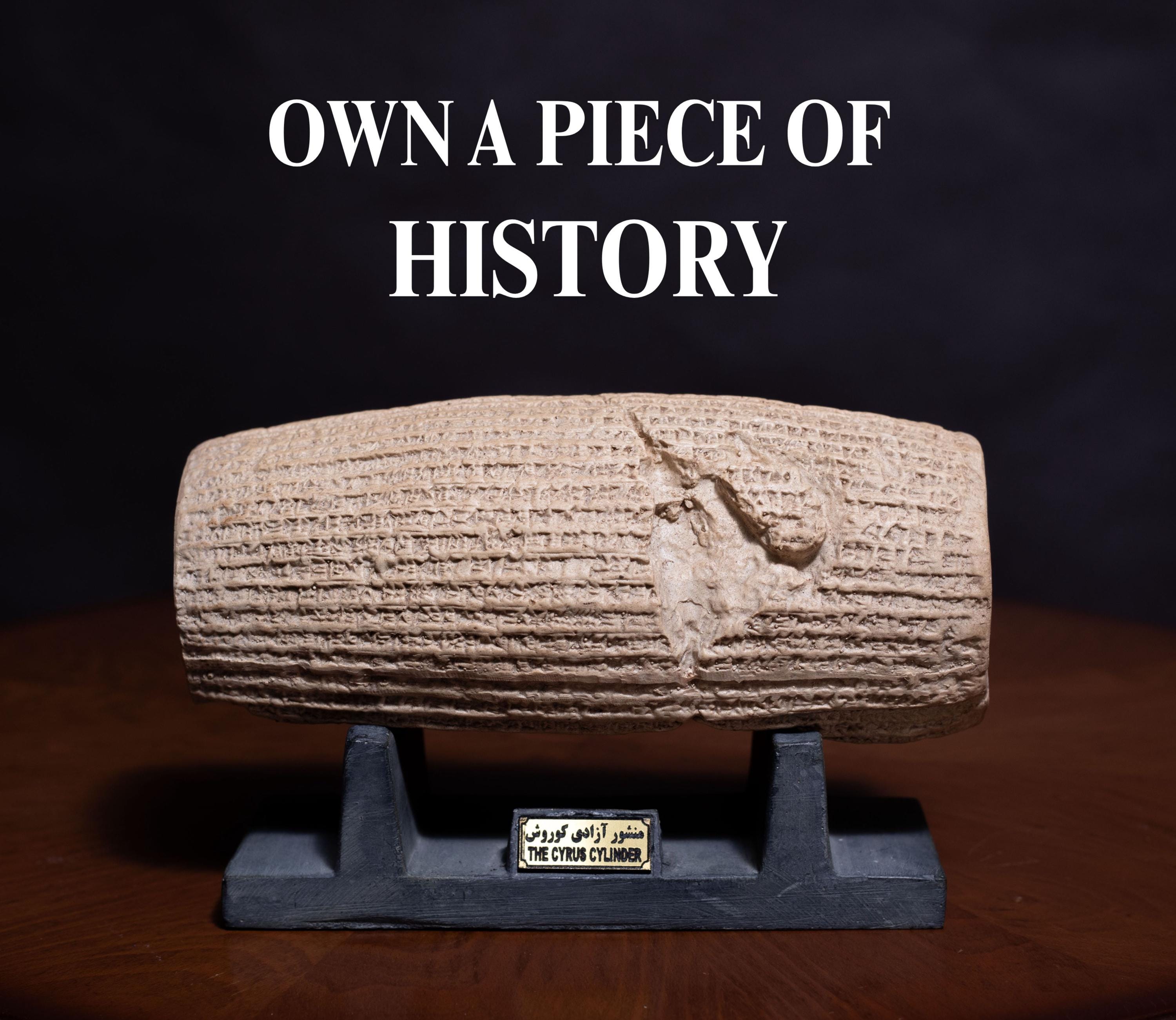 CYRUS Cylinder Replica | the First Charter of Human Rights| British ...