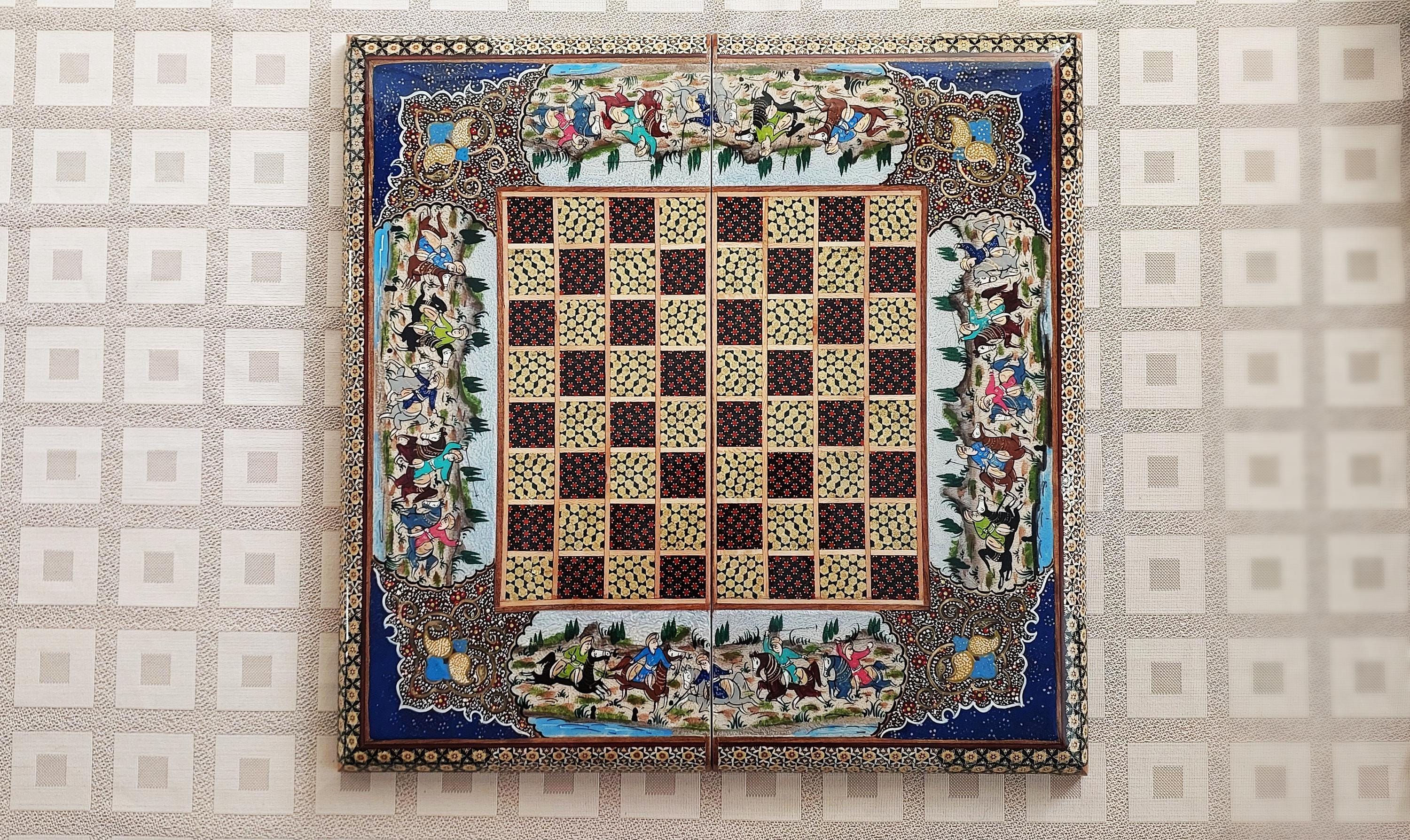 ペルシャ製 ハタムカーリー 手作り チェス＆バックギャモン ボード il_fullxfull.6879926456_11ak.jpg