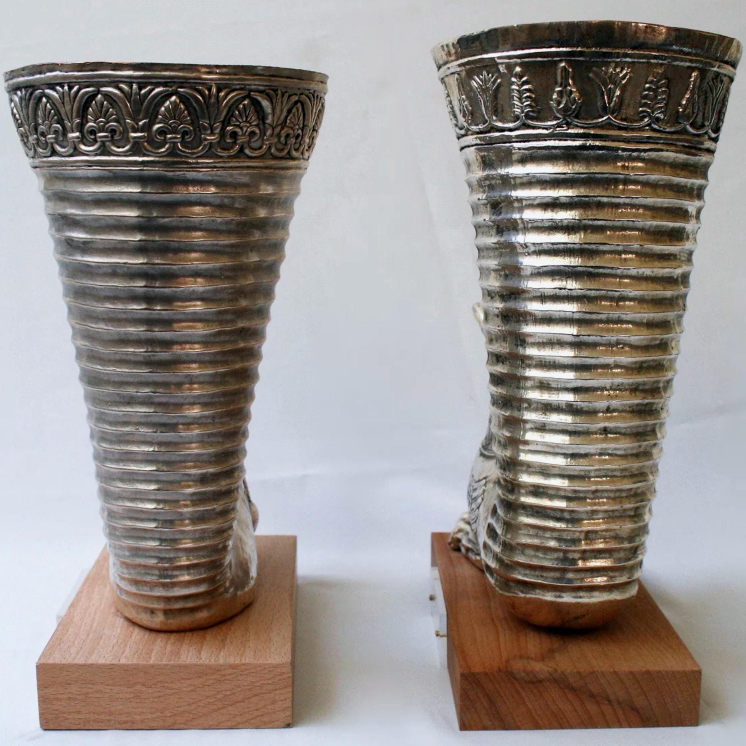 Achaemenid Persian Rhyton Replicas – Handmade Copper Bull and Griffin ...