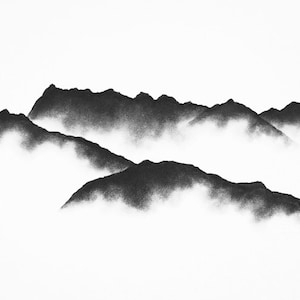 Bowfell, Great End and Lingmoor Fell from Orrest Head, The Lake District, Cumbria, UK