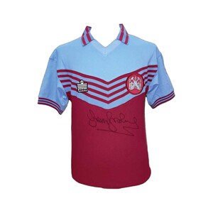 Sir Trevor Brooking Signed West Ham United Shirt with COA & photo proof