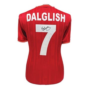 Kenny Dalglish Signed Liverpool Shirt with COA & photo proof