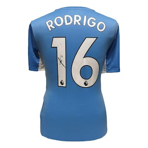 Rodri Signiertes Trikot von ManMan City mit Echtheitszertifikat & Fotobeweis