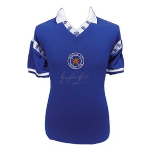 Gary Lineker Signed Leicester City Shirt with COA & photo proof