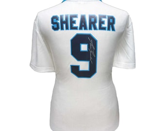 Alan Shearer Signed England Shirt with COA & photo proof