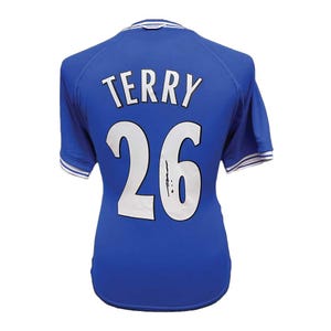 John Terry Signed Chelsea Shirt with COA & photo proof
