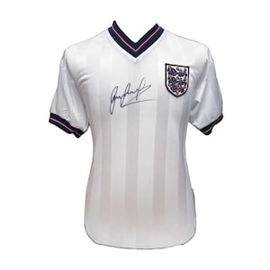 Gary Lineker Signed England Shirt with COA & photo proof