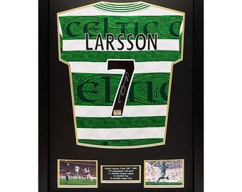 ギャリー・リネカーのサイン入り額入りレスター・シティ・シャツ（COA