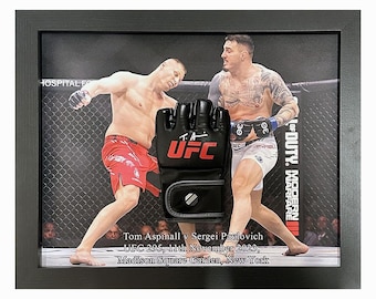 Robbie Lawler Signed Custom USA Glove Inscribed 