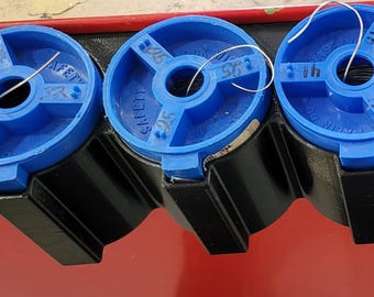 Soporte magnético interno de seguridad para cables para Malin Co. / Organizador de caja de herramientas impreso en 3D con imanes potentes / Patente n.° D1,051,855 / PETG