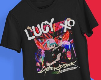 Cyberpunk Edgerunners Lucy Graphic Tee | Anime Manga Shirt