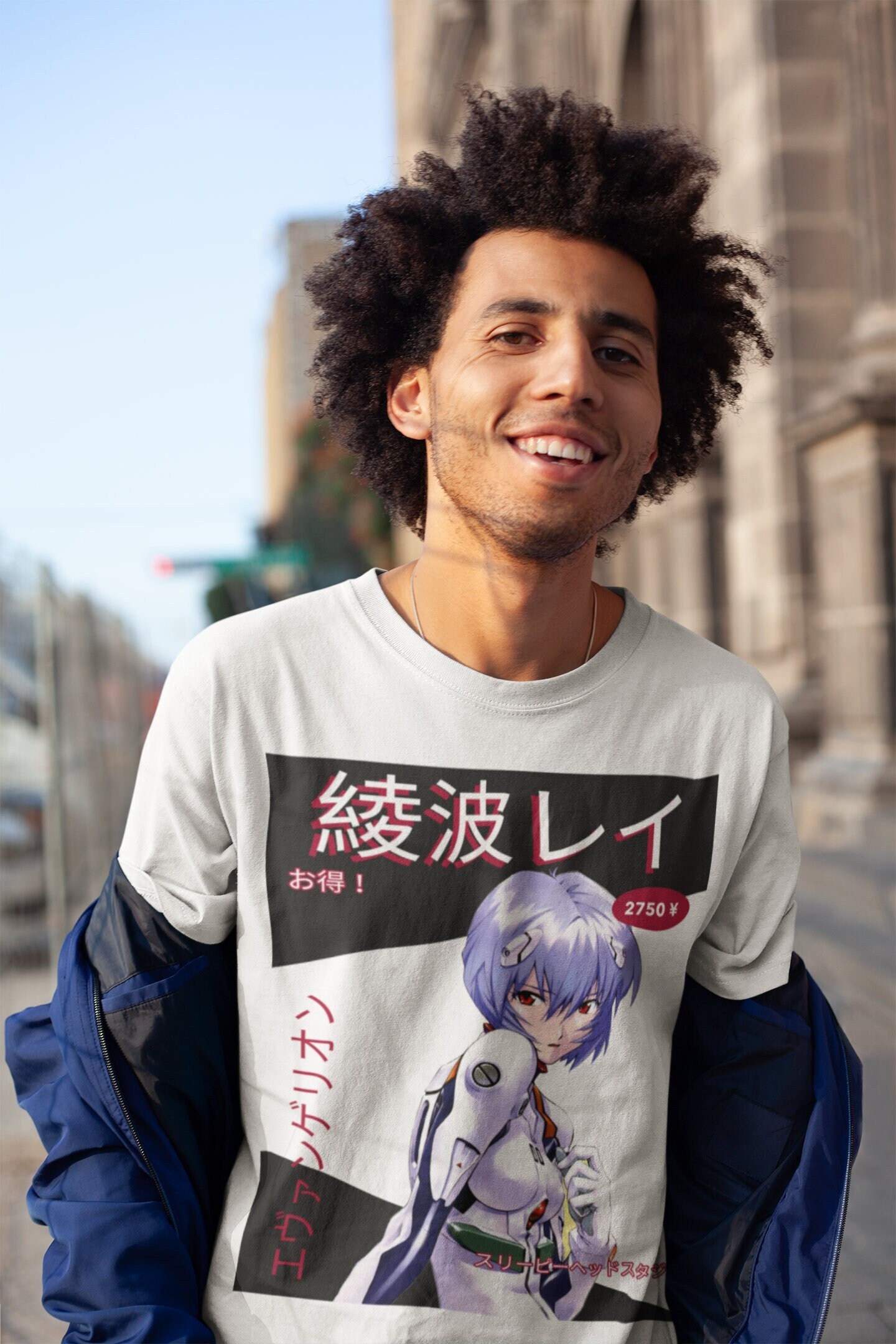 Vintage 90's Neon Genisis Evangelion ANIME T-shirt REI