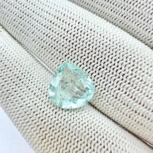 Aquamarine, natural aquamarine, loose aquamarine, faceted aquamarine gemstone, aqua gemstone for making jewellery 3.20 Ct. 11x11x5 mm