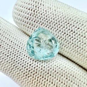 Aquamarine, natural aquamarine, loose aquamarine, faceted aquamarine gemstone, aqua gemstone for making jewellery 2.70 Ct. 11x11x5 mm