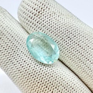 Aquamarine, natural aquamarine, loose aquamarine, faceted aquamarine gemstone, aqua gemstone for making jewellery 3.40 Ct. 13x9x5 mm