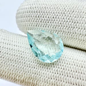 Aquamarine, natural aquamarine, loose aquamarine, faceted aquamarine gemstone, aqua gemstone for making jewellery 3.50 Ct. 14x10x5 mm