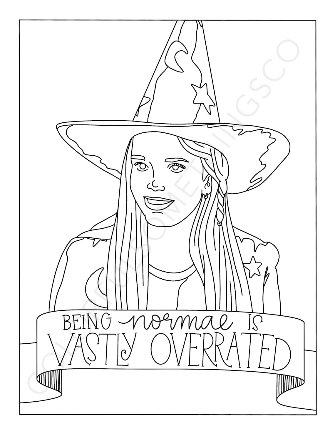Halloweentown Movie Coloring Pages Pack of 10 Digital Download Coloring