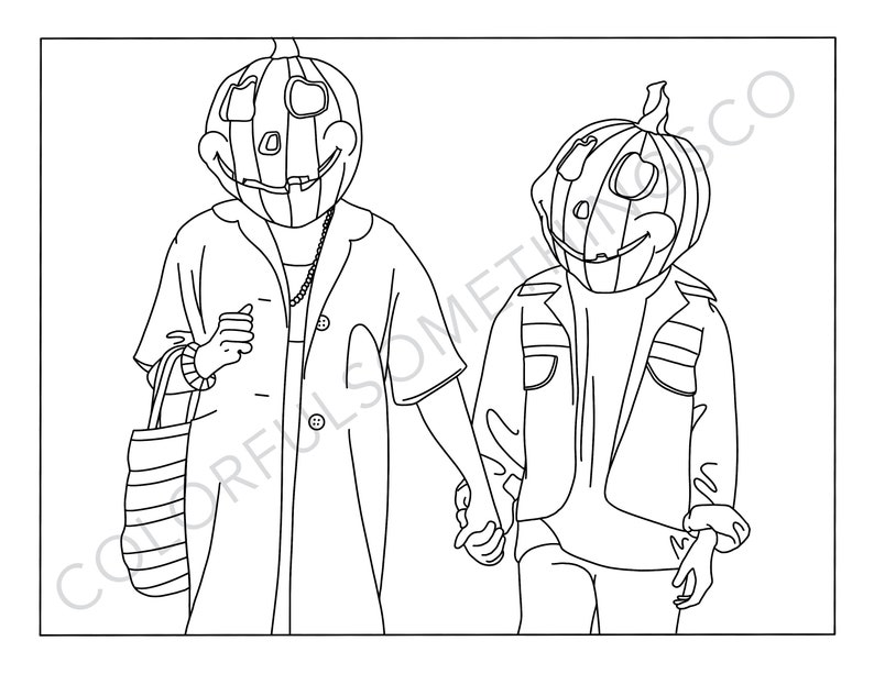 Halloweentown Movie Coloring Pages Pack of 10 Digital Download Coloring Pages Halloween Coloring ...