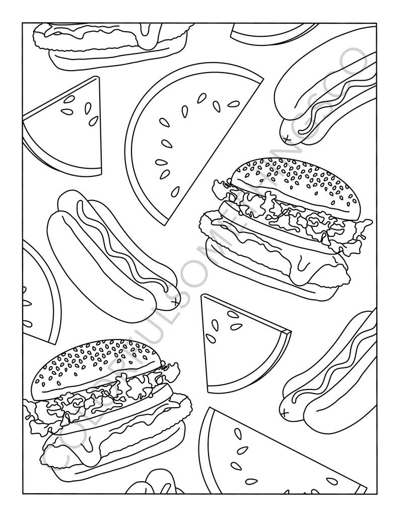 Fourth of July Themed Coloring Pages Pack of 10 Independence Day ...