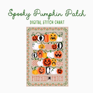 Schema punto croce/ago per zucche/Halloween