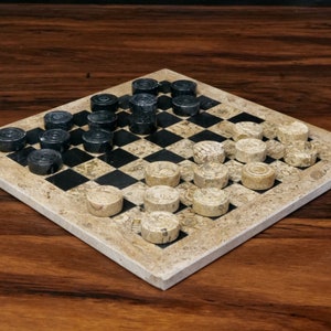 Dama Game: Turkish Draughts Checkers Variant Handcrafted 