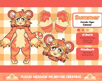 Ref Sheet Furry Commission - Etsy