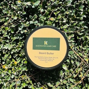 Organic Beard Butter: All-Natural Moisturizer for Softness & Growth