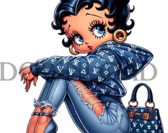 Berrycreation Betty boop rocking the blue | Facebook