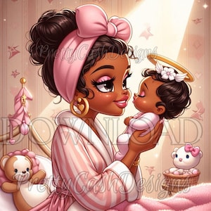 Bebé niña png, guardería rosa, frases para bebés, diseño de sublimación, recién nacido, bebé, decoración de guardería, regalo para mamá primeriza, Día de la Madre, arte mural para guardería