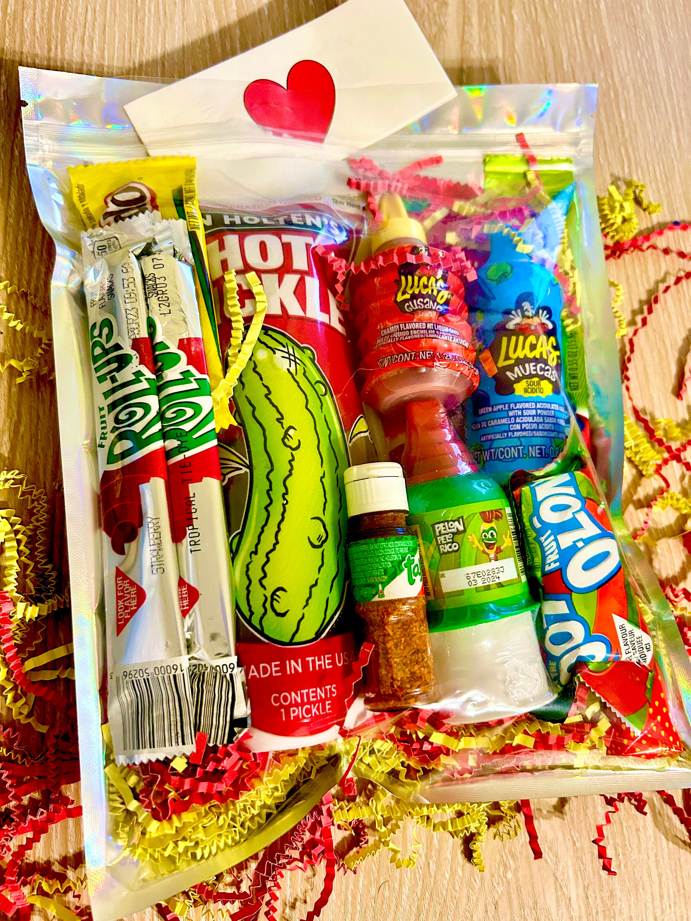 Chamoy Pickle Kit, DIY Spicy Hot Sweet Sour Snack, Tiktok Pickle Kit