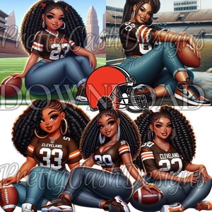 Cleveland Football Feminino, Dia do Jogo, Futebol png, Download Instantâneo, PNG, DTF, Alta resolução, Camiseta, HTV, Jersey, svg, streetwear
