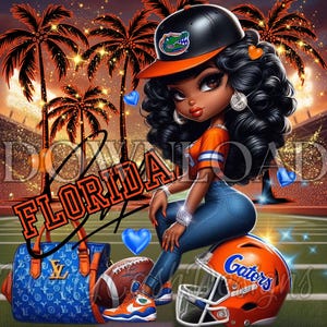 Niedliches Tumbler Wrap, Betty Boop, Florida, Football Season, png, Sublimationsbecher, Cheerleader png, DTF, png, digitaler Download