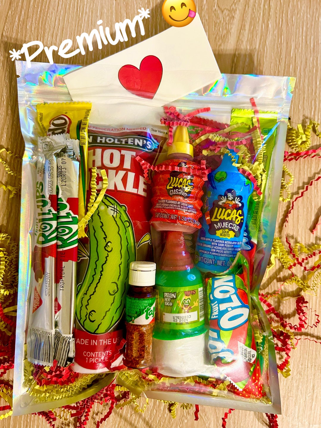 Chamoy Pickle Kit, DIY Spicy Hot Sweet Sour Snack, Tiktok Pickle Kit