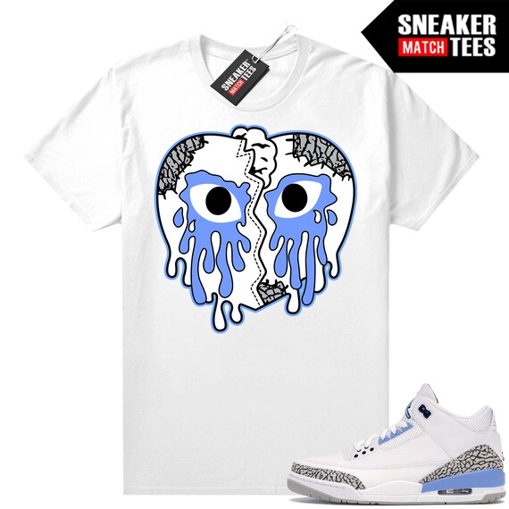 jordan retro 3 unc clothing